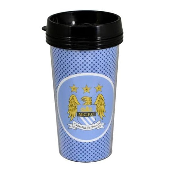 manchester city fc bullseye travel mug